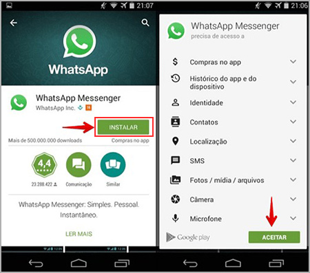 instale la última WhatsApp versión