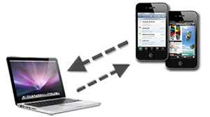 transferencia de archivos entre el iPhone y Mac