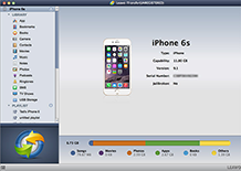 iPhone to mac transfer software - captura de pantalla