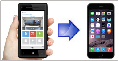 transferir información del teléfono Windows al iPhone