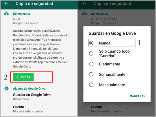 descargue WhatsApp  y verifique el número de teléfono