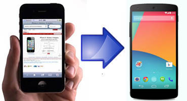 transferencia de datos desde iPhone a Google Nexus 5